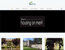 Tablet Screenshot of housingonmerit.org